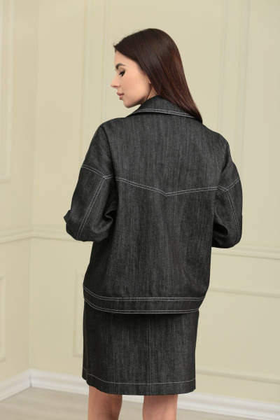 Куртка ETI Е102 черный_джинс - фото 4
