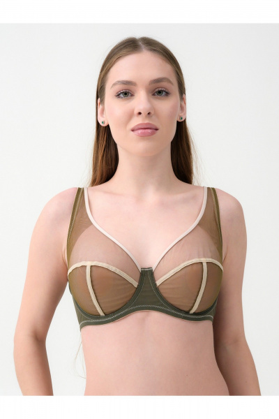Бюстгальтер Frank&Co 11547 зеленый_бежевый - фото 2