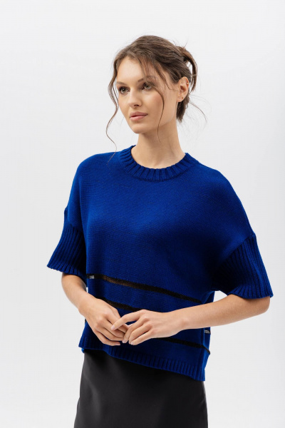 Джемпер Romgil РВ0236-ХМ5 темно-синий - фото 5