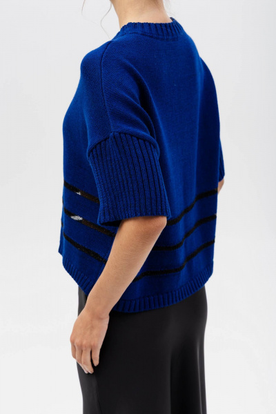 Джемпер Romgil РВ0236-ХМ5 темно-синий - фото 3