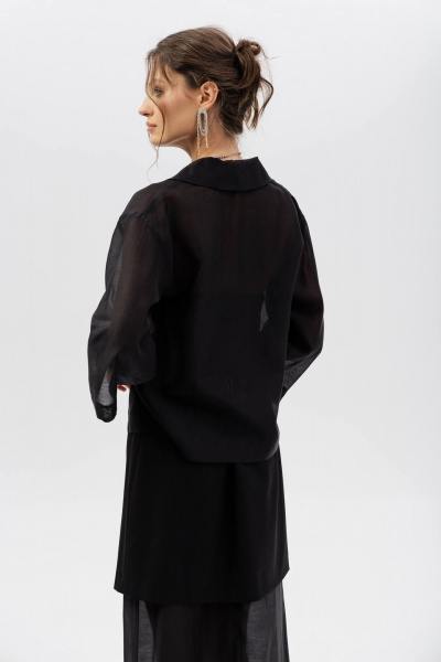 Блуза Romgil РТ0174-ХМ2 черный - фото 3