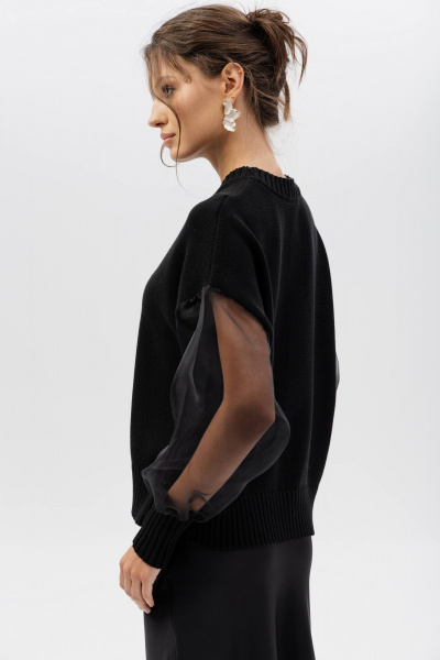 Джемпер Romgil РВ0413-ХЛ5 темно-синий - фото 5