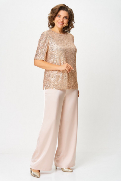 Блуза, брюки Svetlana-Style 2162 золото - фото 7