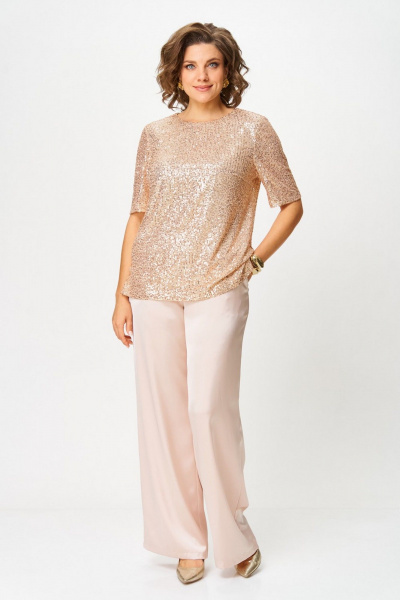 Блуза, брюки Svetlana-Style 2162 золото - фото 1