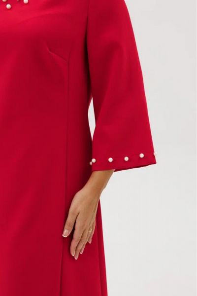 Платье ANIDEN 719-1 красный - фото 3