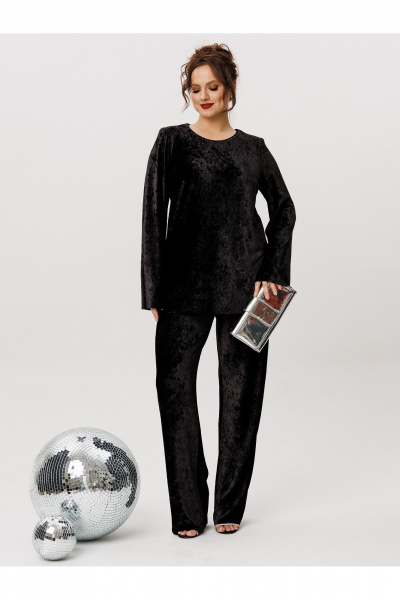 Блуза, брюки Liona Style 966 черный - фото 2