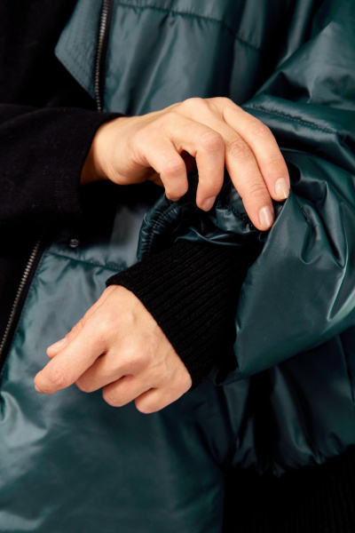 Куртка Диомант 2130 изумруд - фото 9