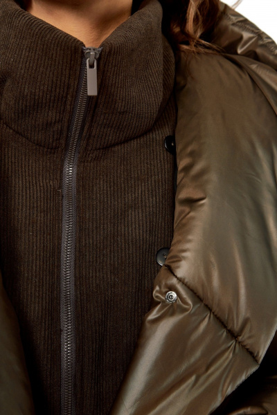 Пальто Диомант 2132 шоколад - фото 12