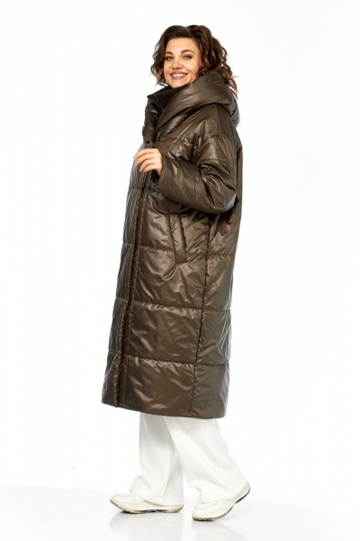 Пальто Диомант 2132 шоколад - фото 6