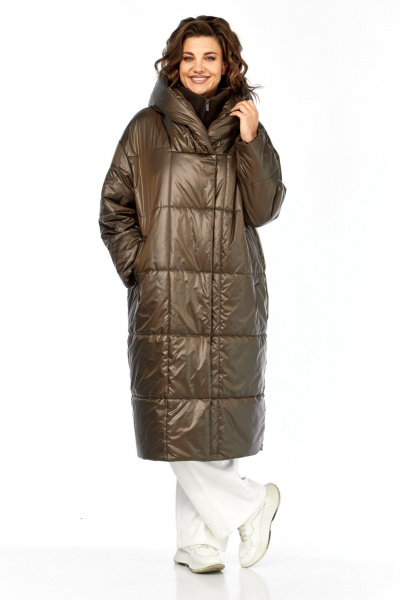 Пальто Диомант 2132 шоколад - фото 1