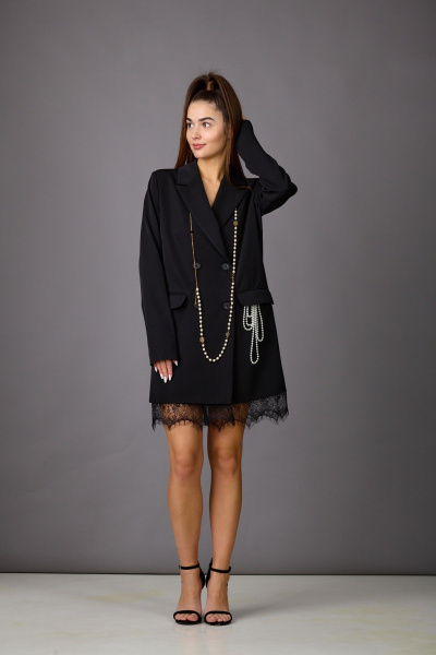 Жакет Rosheli 1168 черный - фото 9