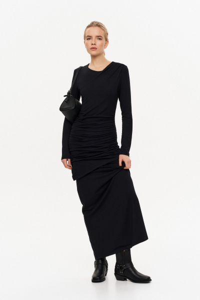 Платье THE VERY 2430 черный - фото 9