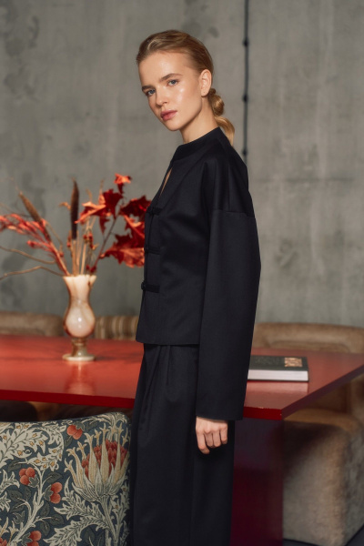 Жакет THE VERY 2437 черный - фото 5