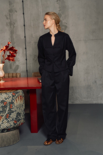 Брюки THE VERY 2438 черный - фото 6