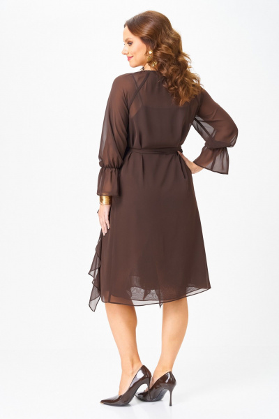 Платье БагираАнТа 1091 шоколад - фото 9