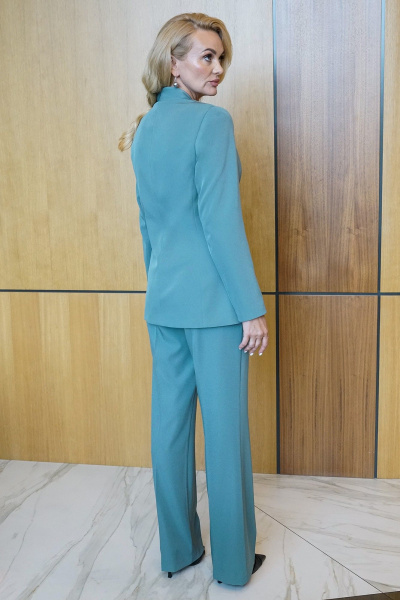 Брюки, жакет Alani Collection 2398 мята - фото 6