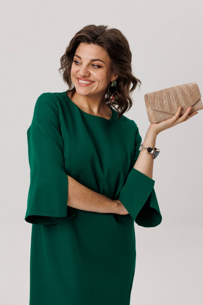 Платье Anelli 1786 изумрудный_ангел - фото 7