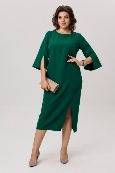 Платье Anelli 1786 изумрудный_ангел - фото 6