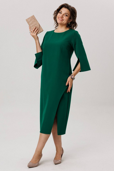 Платье Anelli 1786 изумрудный_ангел - фото 2