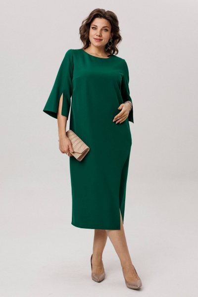 Платье Anelli 1786 изумрудный_ангел - фото 1