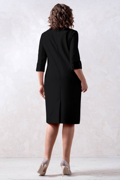 Платье вечернее из костюмной ткани с шлицей Avanti 1606-2 - фото 2