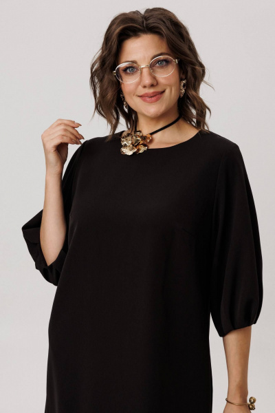 Платье Anelli 1792 лепесток_черной_мальвы - фото 8