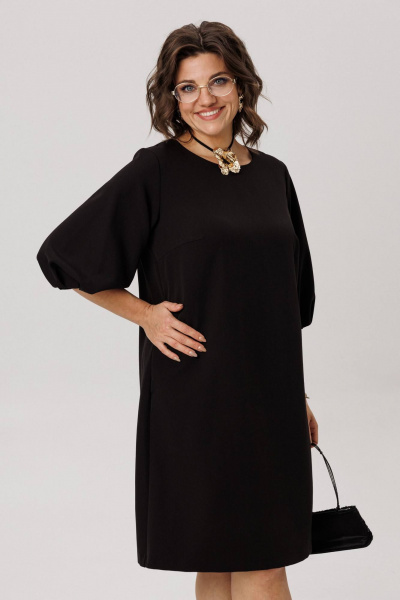 Платье Anelli 1792 лепесток_черной_мальвы - фото 2