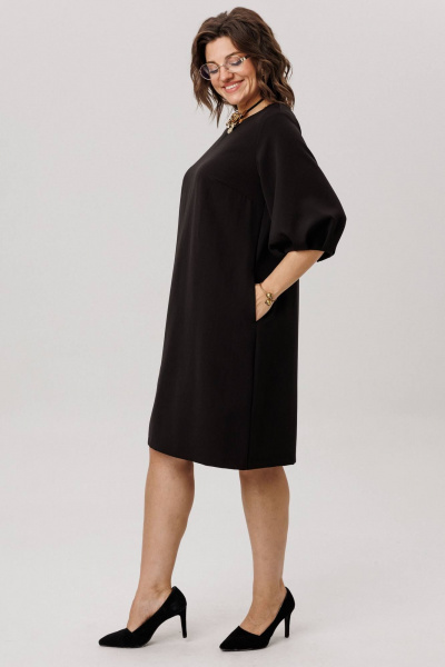 Платье Anelli 1792 лепесток_черной_мальвы - фото 1