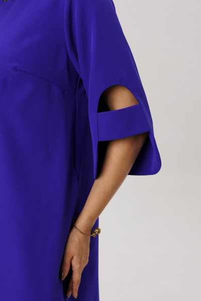 Платье Anelli 1785 васильковый_лес - фото 6