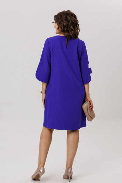 Платье Anelli 1785 васильковый_лес - фото 5