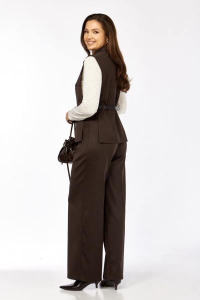 Брюки, жилет Rishelie 1012 шоколад - фото 6