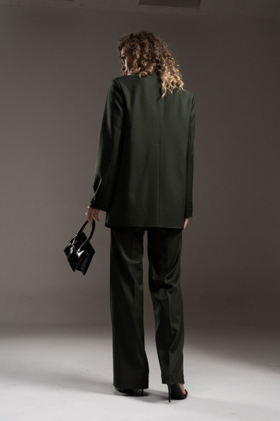 Брюки, жакет SILVERSPICE S-1311 зеленый - фото 5