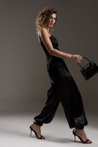 Брюки SILVERSPICE S-3527 черный - фото 2