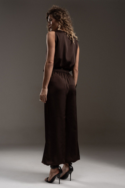 Брюки SILVERSPICE S-3527 шоколад - фото 6