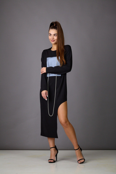 Туника Rosheli 1170 черный - фото 6