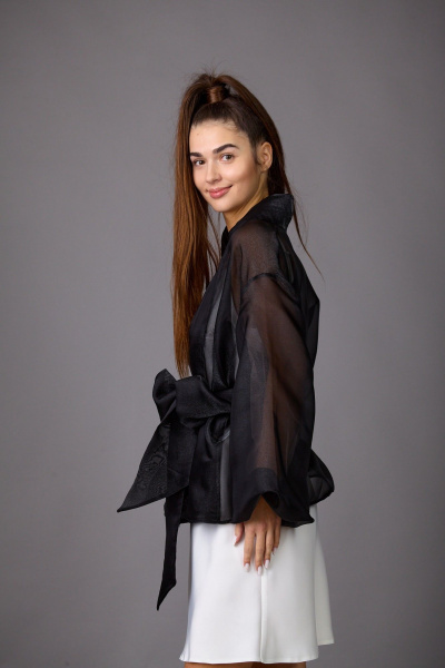 Блуза Rosheli 1171 черный - фото 7