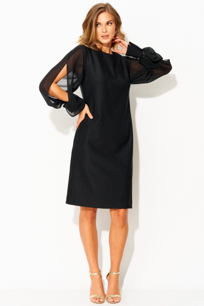 Платье Laikony L-883 черный - фото 9