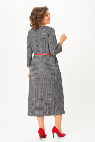 Платье Svetlana-Style 2166 серый_клетка - фото 6