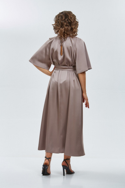 Платье Rishelie 975 бежевый - фото 6