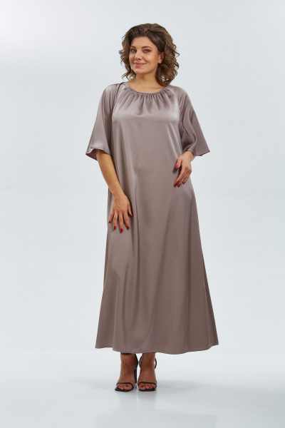 Платье Rishelie 975 бежевый - фото 2