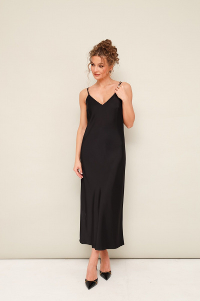 Платье-комбинация с регулируемыми бретелями из текстиля PUR PUR 11-339 - фото 2