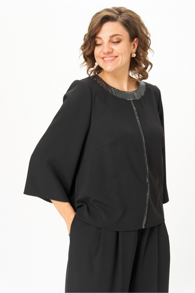 Блуза, брюки DaLi 5803 чёрный - фото 2