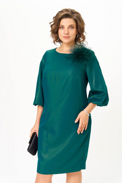 Платье Karina deLux M-1386 изумрудный - фото 5