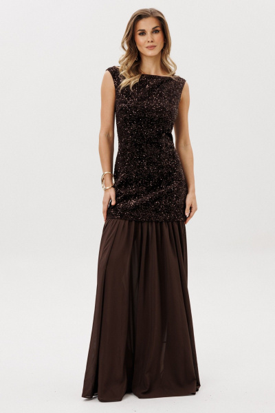 Платье EOLA 2991 шоколад - фото 6