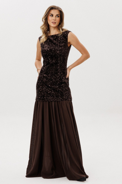 Платье EOLA 2991 шоколад - фото 5