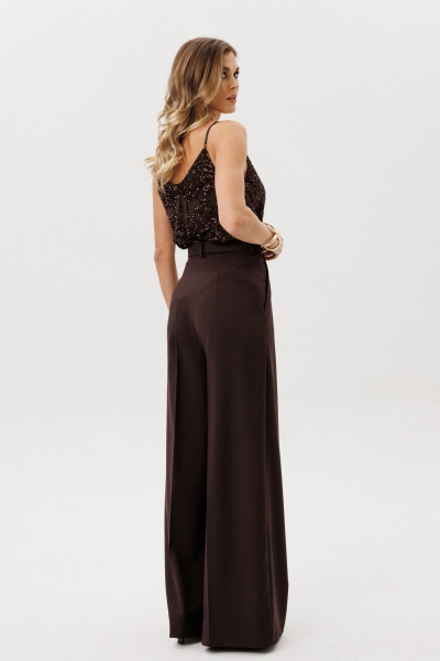 Брюки EOLA 3007.1  шоколадный - фото 4