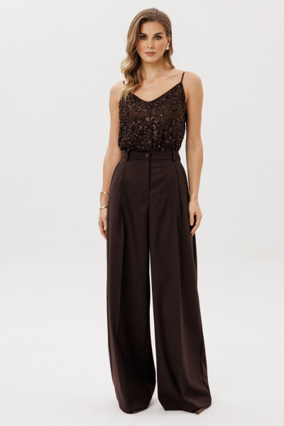 Брюки EOLA 3007.1  шоколадный - фото 2