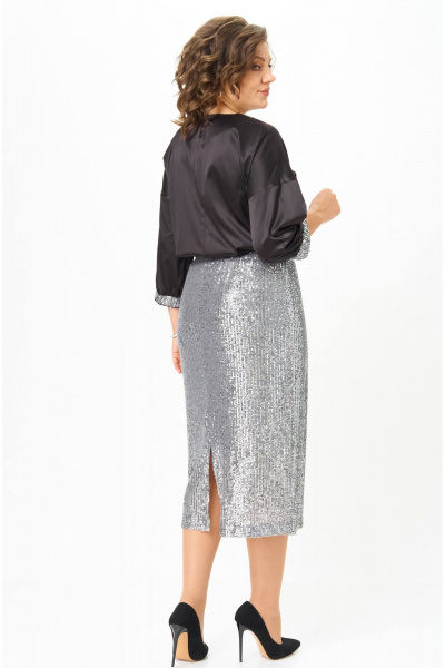 Юбка Andina city 1023-25 серый - фото 3