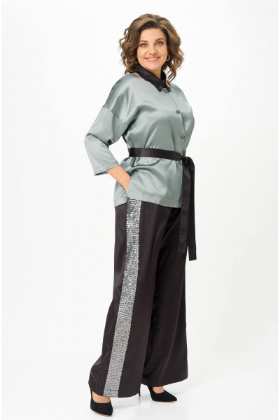 Брюки Andina city 2031-25 черный - фото 4