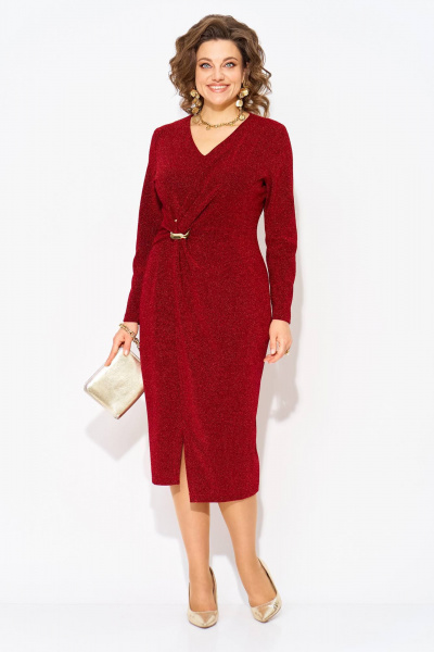 Платье Liliana 1497 красный - фото 6